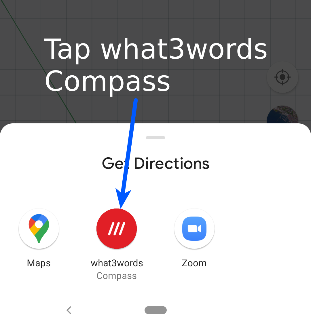 Enter address image